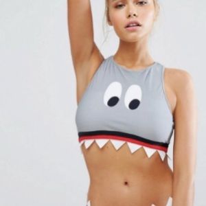 Lazy Oaf Shark Bikini Top